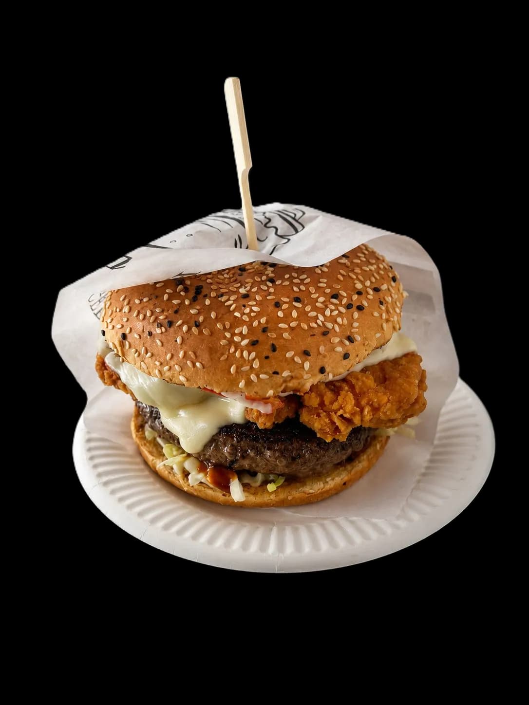 Beef & Chicken Burger